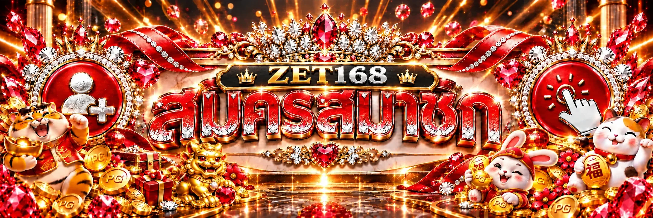 แบนเนอร์ ZET168 สมัครสมาชิกและทางเข้าใช้งาน